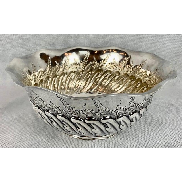Bailey, Banks & Biddle Sterling Silver Repoussé Bowl-9.5" For Sale - Image 10 of 10