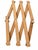 Vintage mid-century modern expandable wooden wall-mounted coat and hat rack, Made in Yugoslavia, circa 1960s–1970s. Info...