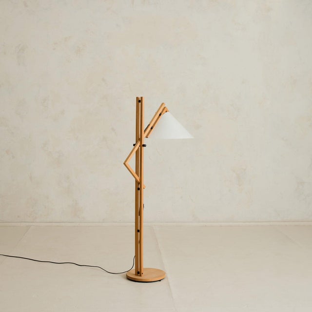 Mid-Century Modern Danish Scandinavian Modern Floor Lamp Attributed to Domus, 1970s For Sale - Image 3 of 11