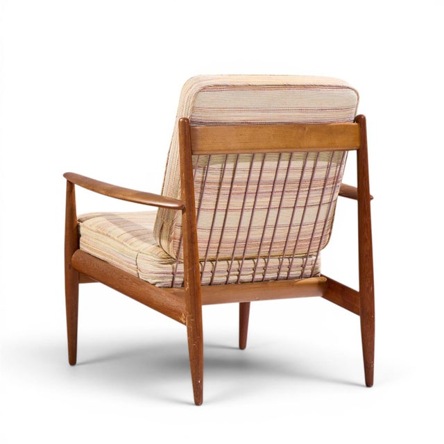 Brown Grete Jalk for France and Sons Mid Century Danish Teak Lounge Chairs - Pair For Sale - Image 8 of 12