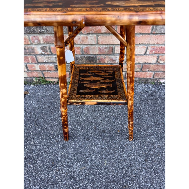 19th Century English Bamboo Table For Sale - Image 9 of 9