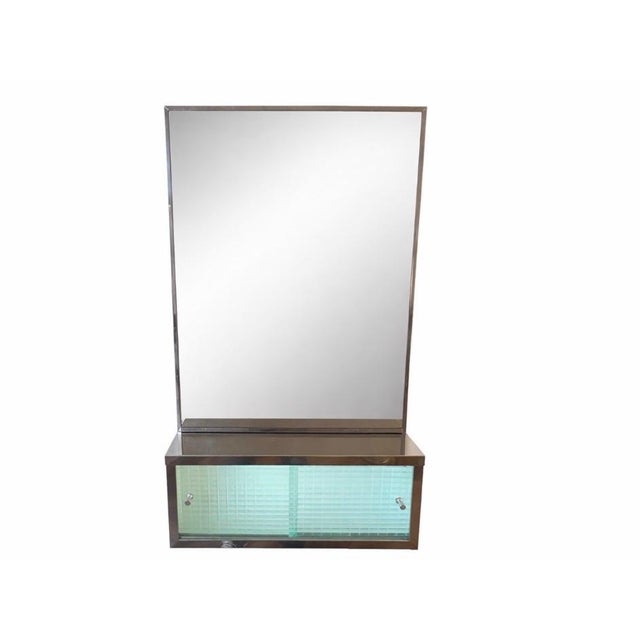 We have for your consideration a very beautiful vintage mid century modern bathroom medicine cabinet. Medicine cabinet has...