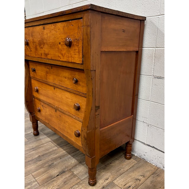 Early 19th Century Antique 19th Century American Empire Chest For Sale - Image 5 of 12