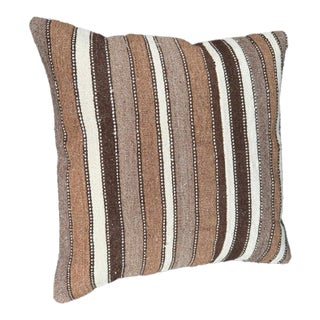 Turkish Hemp Pillow Cushion Natural Beige Brown Cushion Cover 20x20 For Sale