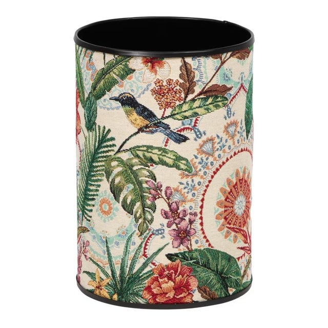 Integrate practical elements seamlessly into your interior design with a beautiful and unique tapestry waste bin from us....