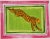 Cleo Plowden Orange Leopard Folk Art Americana Green Border Expressionist Original Painting by Cleo Plowden For Sale - Image 4 of 6