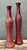 Oxblood Red Vintage Pair of Ribbed Tall Vases For Sale - Image 8 of 12