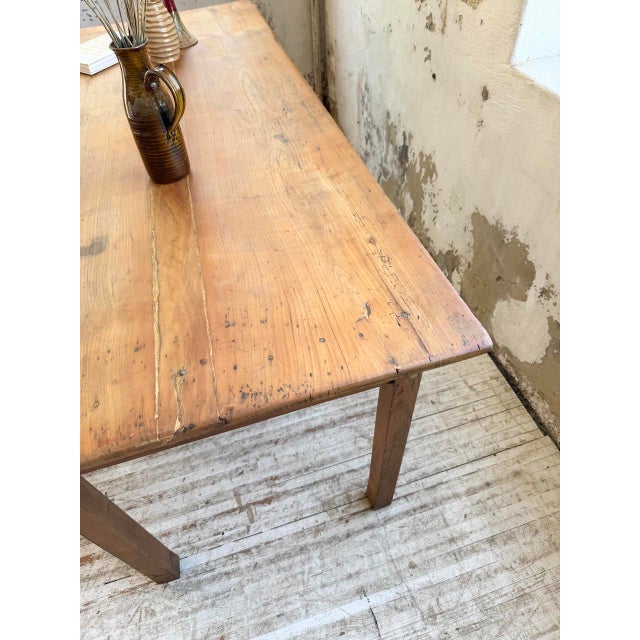 Cherry Farmhouse Table, 1950s For Sale - Image 18 of 18