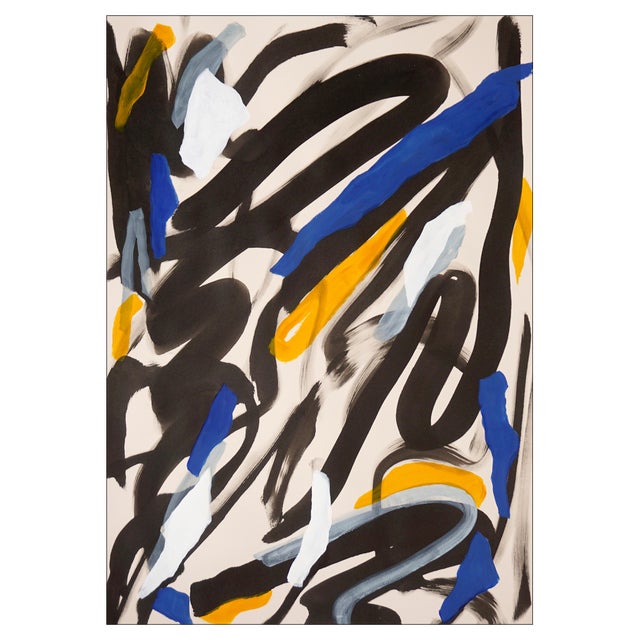 Romina Milano, A Windy Day, 2023, Acrylic on Paper For Sale