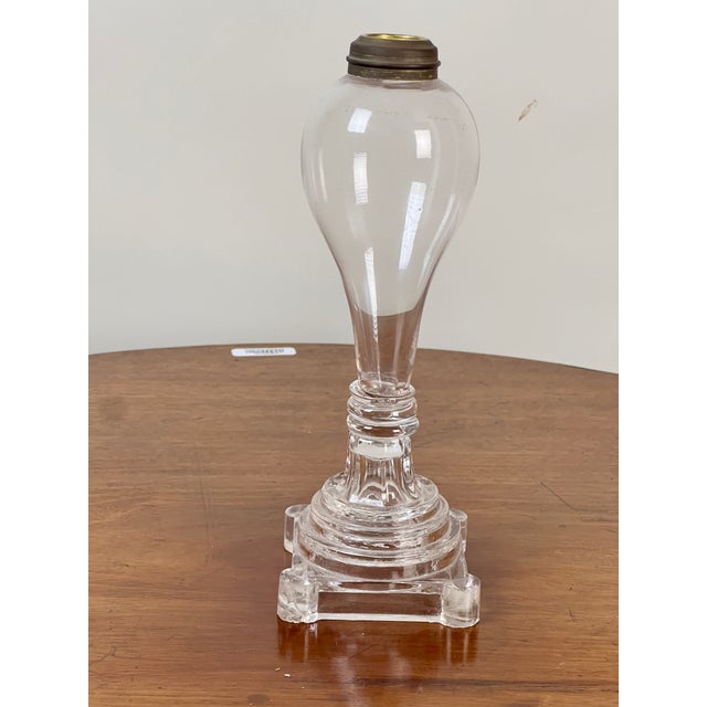 This elegant mid-19th century boudoir fluid lamp is attributed to the Boston & Sandwich Glass Company, one of America’s...
