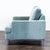 Modern Eq3 Eve Modern Lounge Chair in Soft Blue Fabric For Sale - Image 3 of 8