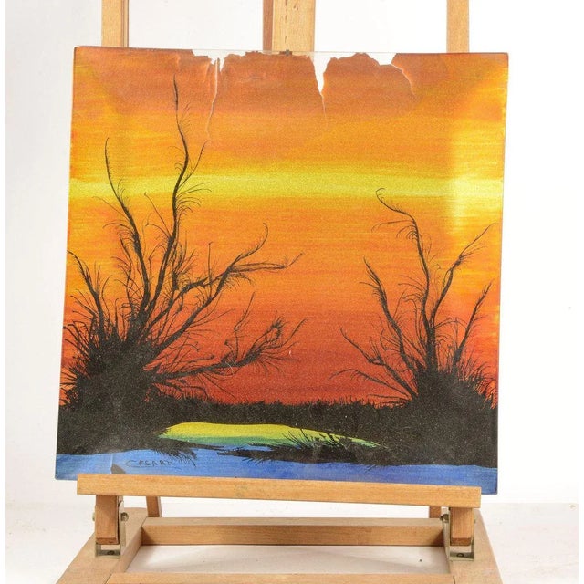 Decorative Glass Plate, Italy, 1970s For Sale - Image 3 of 4