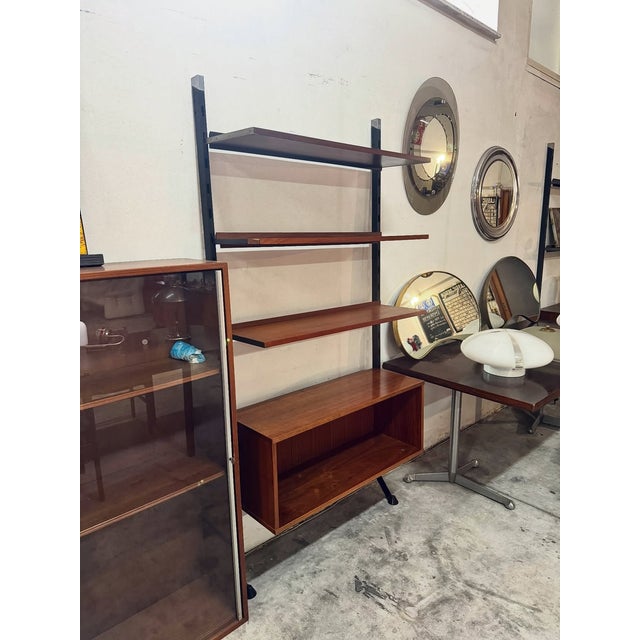 Modular Wall Bookcase by Ico Parisi for Mim Roma, 1960s For Sale - Image 10 of 11