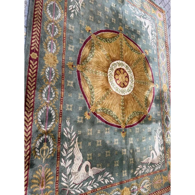 Mid-Century Cna Savonnerie Rug, 1950s For Sale - Image 15 of 18