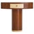 Italian Two-Tone Mahogany Wall-Mounted Console, 1970s For Sale