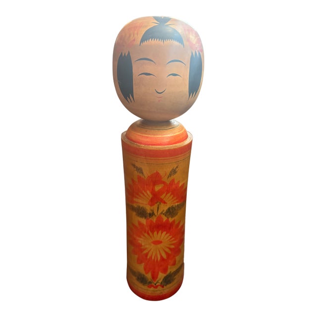 Antique Kokeshi Doll 13 1/4" For Sale