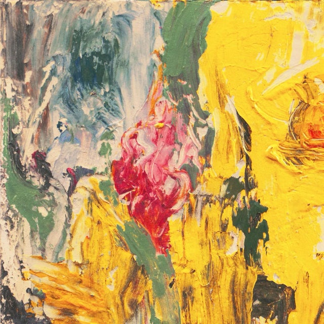 1990s 'Action Abstract, Sage and Pineapple' by Marlene Bremer For Sale - Image 5 of 9