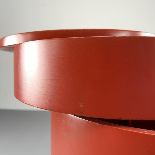 Red Pop Art Bar Cart by Verner Panton for Bisterfeld & Weiss, 1960s For Sale - Image 6 of 11