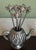 Late 20th Century Vintage Fork Set Pewter Embellished With Tea Pot Shape 6 Forks With Holder (Rare Find) For Sale - Image 5 of 9