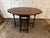 Wood Antique English Barley Twist Style Oak Drop Leaf Gate Leg Dining Table For Sale - Image 7 of 16