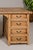 Teak Kneehole Desk with Eight Drawers and Custom Bleached Finish For Sale - Image 10 of 12