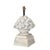 French French 1940s Carved Stone Table Lamp Depicting a Fruit Bowl on Pedestal For Sale - Image 3 of 10