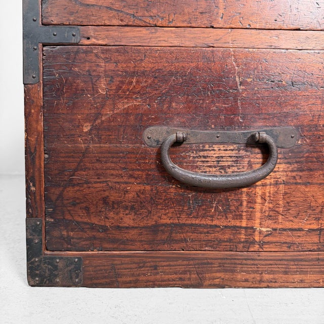 Japanese Tansu Chest, 1910s For Sale - Image 9 of 16