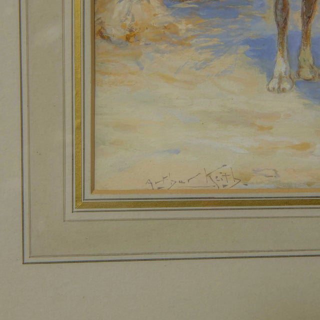 Vintage Watercolors by Arthur Keith, Set of 2 For Sale - Image 9 of 17
