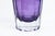 Abstract Jeff Leatham for Waterford Icon Purple Amethyst Lead Crystal Decorative 12" Vase For Sale - Image 3 of 5