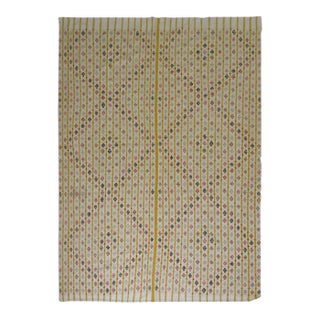 Turkish Cicim Flat-Weave or Blanket, 20th Century - 6'10" x 9'10" For Sale