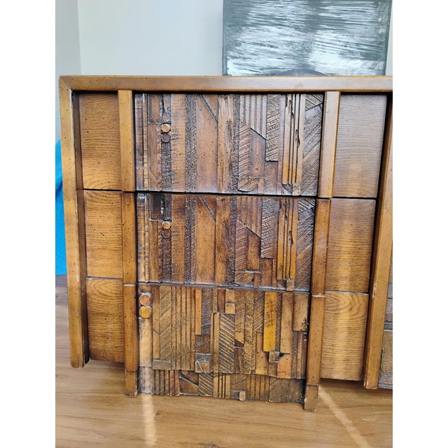 1970s 1970s Lane's Pueblo Collection "Brutalist" Dresser For Sale - Image 5 of 11
