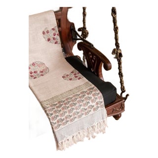 Jaipur Hand Block Printed Cotton Throw – Indian Textile For Sale