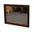 Traditional Cresent Furniture Solid Cherry Traditional Style 45" Dresser / Wall Mirror For Sale - Image 3 of 6