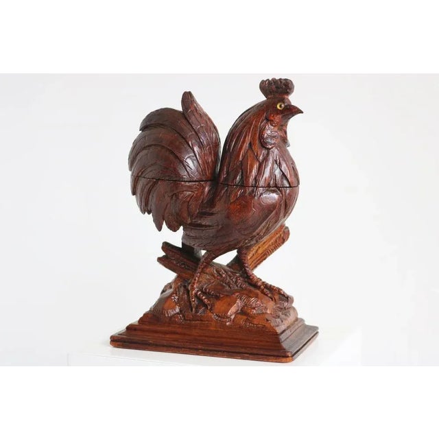 Antique Black Forest Rooster Inkwell, 1880 For Sale - Image 10 of 10