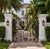 Vintage French-Style Cast Iron Garden Driveway Gates With Side Panels For Sale - Image 10 of 10