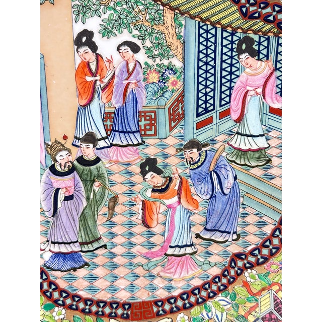 Vintage Chinese Export Porcelain Bowl For Sale - Image 4 of 12