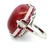 Vintage Platinum Cabochon Ruby, Ruby and Diamond Statement Ring, Size 6.5 For Sale - Image 9 of 15