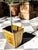 Florentine Florentine Wood Waste Basket, Vintage Style Small Bathroom Decorative Trash Can For Sale - Image 4 of 6