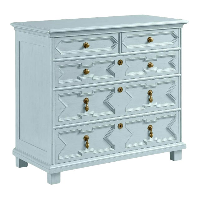 Casa Cosima James Chest of Drawers, Palladian Blue For Sale