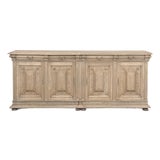 19th Century Louis XIV Style Stripped Oak Buffet For Sale