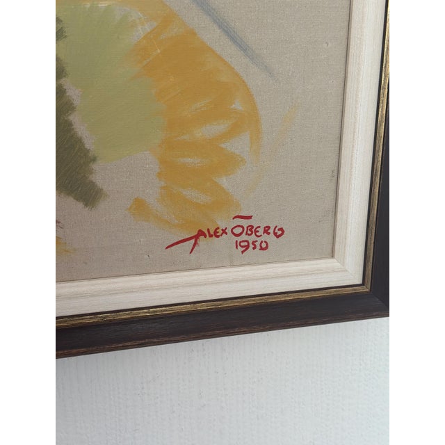 Alex Öberg, Coastal Fragments, 1960s, Oil on Canvas, Framed For Sale - Image 7 of 13