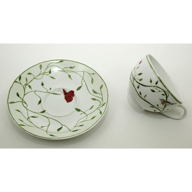 Late 20th Century Raynaud Limoges France Porcelain Set Histoire Naturelle Design by Pamela Baldwin For Sale - Image 5 of 12