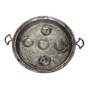 Copper Escargot Round Copper Pan Brass Handles