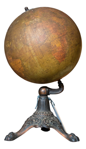 World Map Globe from W.A.K. Johnson