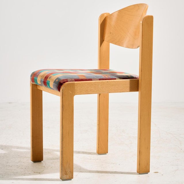 Stackable Beech Chair, 1980s For Sale - Image 16 of 16