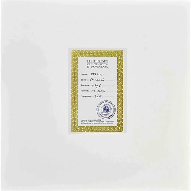 Seascape is a lithograph attributed to Nicholas Verrall in the Late 20th Century. Hand-signed. Numbered, Edition, 4/99....