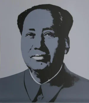 Mao 1, Andy Warhol Serigraph, Sunday B. Morning Stamp Verso