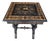 Antique Neo-Renaissance Italian Ebonized Marquetry Worktable with Leopard Motif, 1880s For Sale