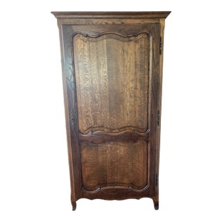 19th Century French Oak Armoire For Sale