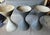Willy Guhl Mid 20th Century Near Pair of Large Willy Guhl Diabolo Planters Painted in Charcoal For Sale - Image 4 of 7